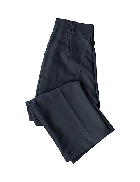 istock Black women's long pants isolated on white background, clipping path 2207749541
