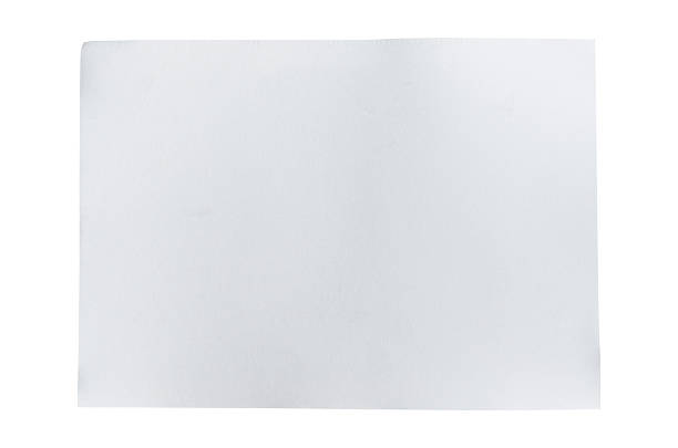 istock Blank paper sheet in A4 format isolated on white background. clipping path 2207749565