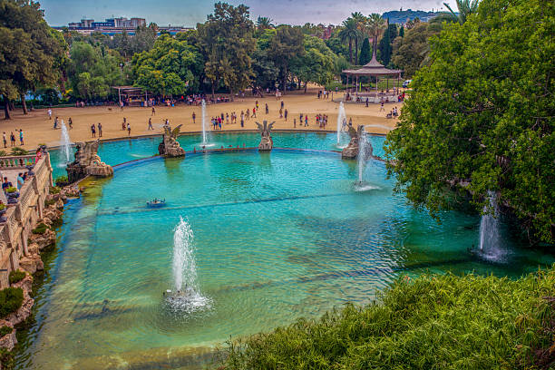 istock Old public park -  Ciutadella Park in Barcelona 2207750514