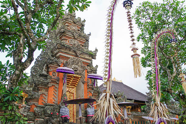 istock Balinese temples with intricate carvings 2207753685