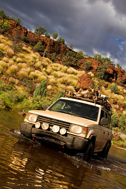 istock Off-road adventure through Australia's Outback during cloudy weather 2207754552