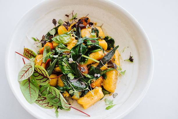 istock Gourmet Gnocchi with Fresh Greens 2207755518