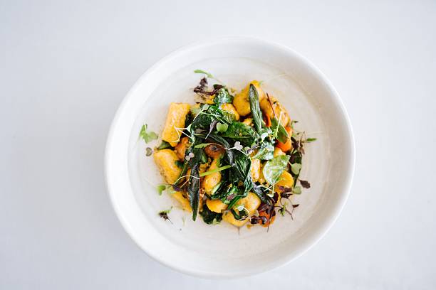 Gourmet Gnocchi Dish with Fresh Greens