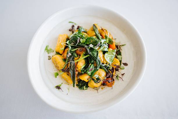 istock Gourmet Gnocchi with Fresh Greens 2207755760