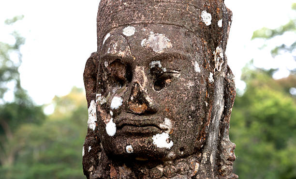 istock bust of a warrior rusted by time 2207757977