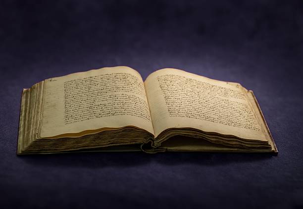istock Antique book with handwritten text 2207759424