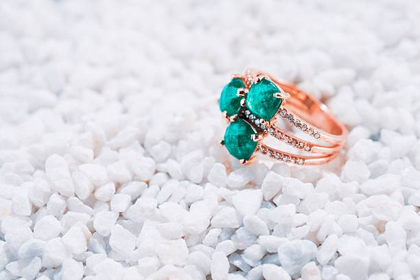 A ring with a peacock symbol