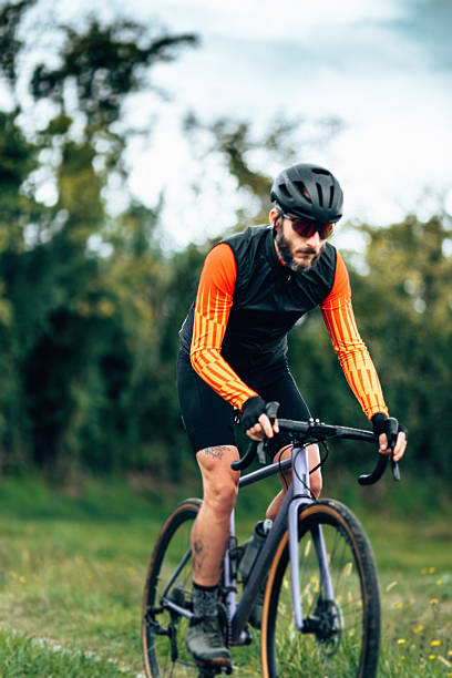 istock Gravel cyclist on the countryside 2207762545
