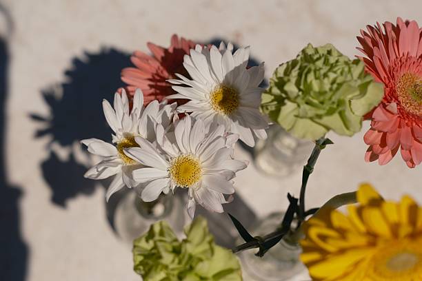 istock Vibrant floral arrangement with shadows. 2207764188
