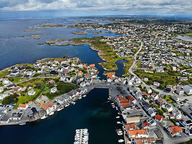 istock Karmoy island summer drone view 2207767887
