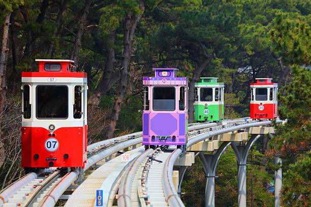 istock Busan tourist attraction - capsule trains 2207769150