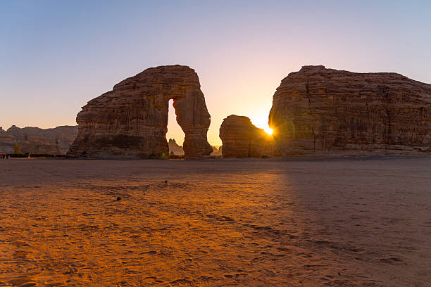 istock sunset sunrise in Elephant rock in Alula, Saudi Arabia 2207774119