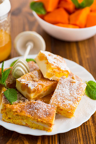 istock Homemade Cottage Cheese Casserole with Pumpkin 2207776159