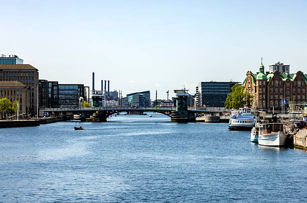 istock Copenhagen Skyline with water 2207776446