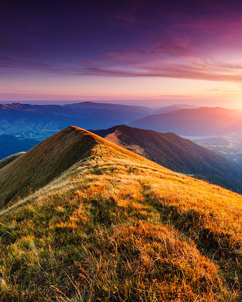 istock wonderful sunset in mountain 2207780329