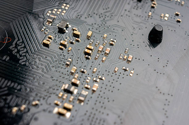 istock electronic circuit board with smd components resistors and capacitors 2207780875