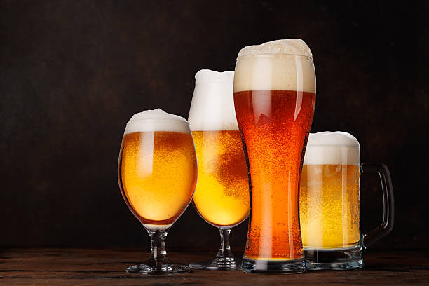 istock A selection of various beer glasses filled with different types of beer 2207782865
