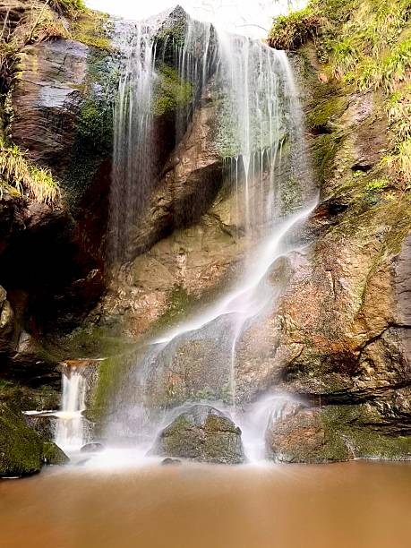 istock Long exposure waterfall at Routin Linn in Northumberland 2207787784