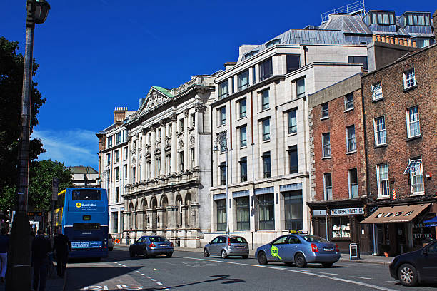 Dublin, Ireland - 03 Aug 2013: The vintage street, Dublin, Ireland