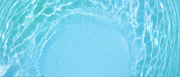 istock Beautiful original wide format background image of water surface with diverging waves. 2207790486
