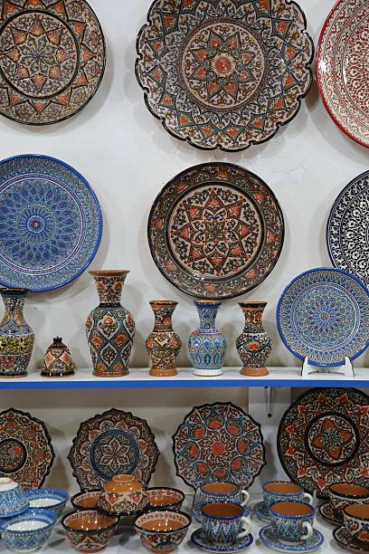 istock Ceramics in a gift shop - Ouzbekistan 2207793903