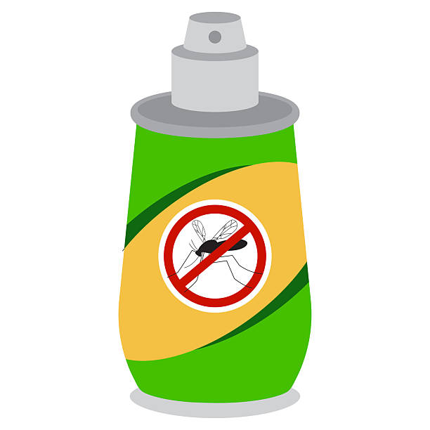 istock Mosquito repellent spray vector cartoon illustration isolated on a white background. 2207803903
