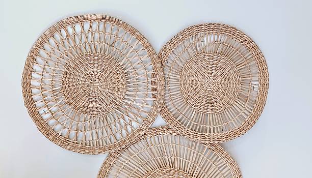 istock wicker wall decoration. wicker wall ornament. 2207807632