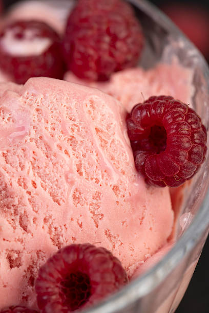 istock sweet frozen red ice cream with raspberry flavor 2207817285