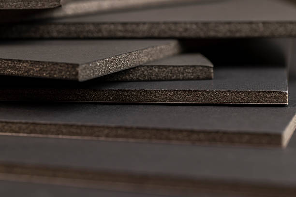 istock modern material made of black paper and foam for creative work 2207817395