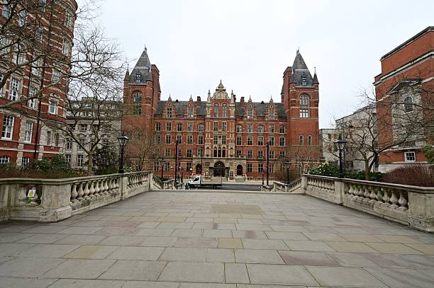 London, United Kingdom - May 23 2023: Residential street and buildings in Sloane Gardens, daytime view
