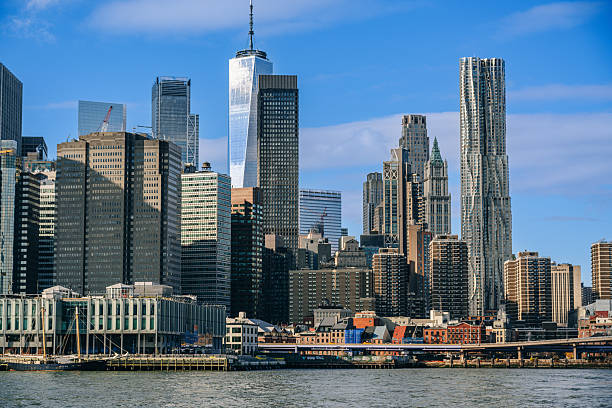 istock Downtown Manhattan Skyline Featuring Iconic Modern and Historic Architecture 2207821124