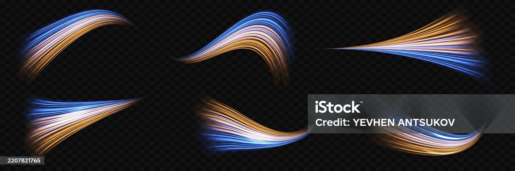 Vortex Effect Examples Vortex Effect High Speed Concept Motion Lighting Effect Stock ...