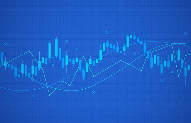 graf grafu burzovních komoditobchodních kryptoměn - finance and economy stock ilustrace