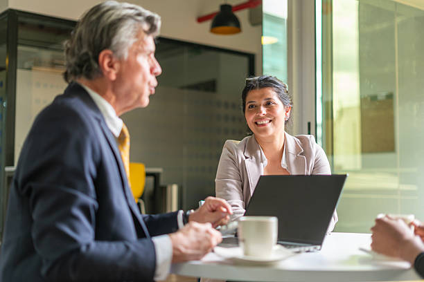istock Business partners in meeting 2207836342