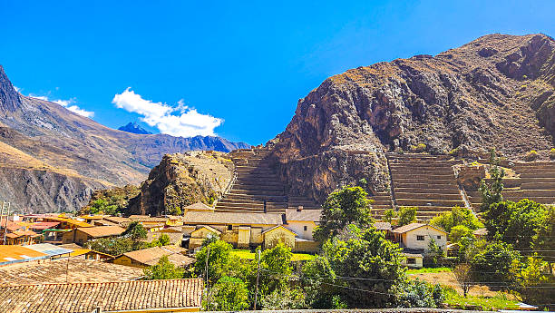 istock ANCIENT INCA TERRACES IN OLLANTAYTAMBO, SACRED VALLEY, PERU 2207852253