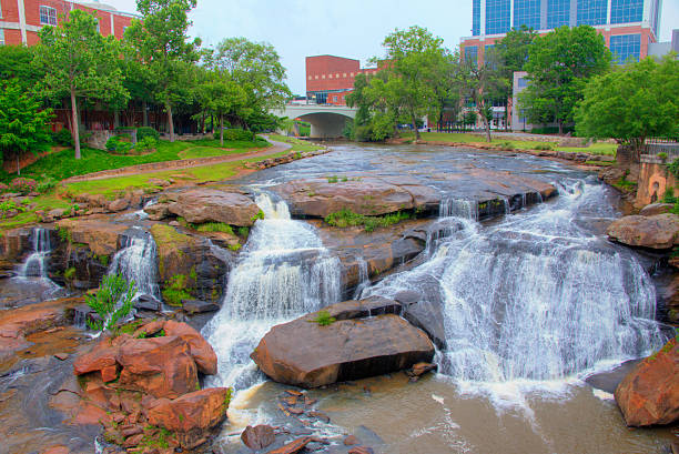istock Beautiful Waterfall- Greenville, South Carolina 2207853394