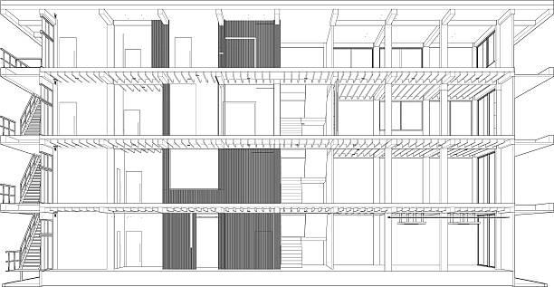 istock 3D illustration of residential project 2207860887