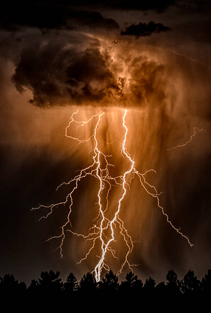 istock Lightening from an approaching supercell stormEastern Colorado plain 2207861733