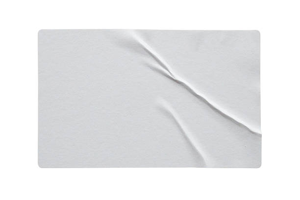istock Paper sticker label isolated on white background 2207863193