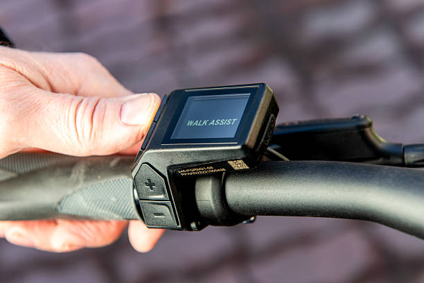istock E Bike Computer Speed And Power Control. Electric Bike 2207863236