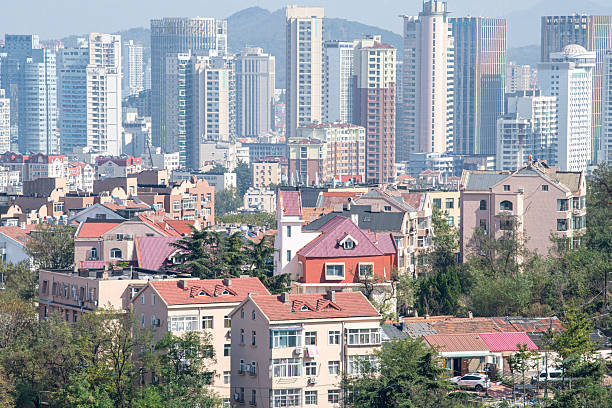 istock Residential district in Qingdao, China from the top 2207877751