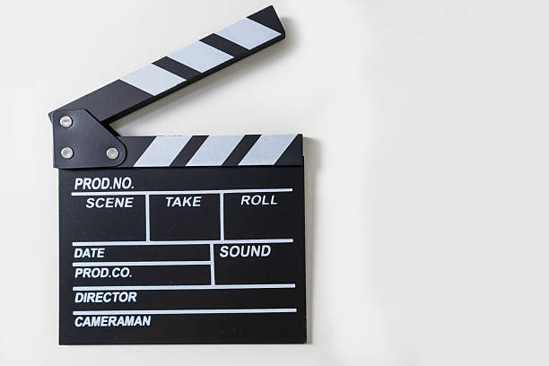 istock Director's board on white background. Thinking of a storyline. 2207881493