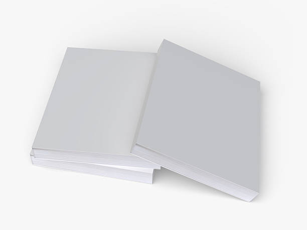 istock Empty Magazine or Book mockup design isolated on background. Template cover for presentation a publisher, notebook, catalogs, brochures, magazines, diary, journal, booklet, portfolio or publication 2207884423