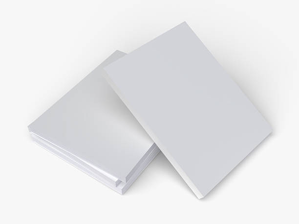 istock Empty Magazine or Book mockup design isolated on background. Template cover for presentation a publisher, notebook, catalogs, brochures, magazines, diary, journal, booklet, portfolio or publication 2207884430