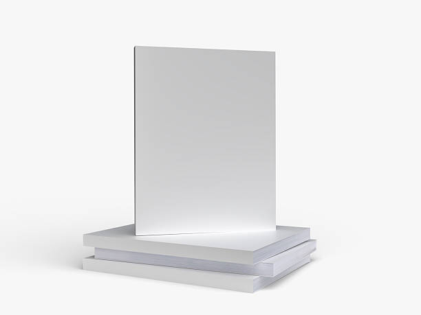istock Empty Magazine or Book mockup design isolated on background. Template cover for presentation a publisher, notebook, catalogs, brochures, magazines, diary, journal, booklet, portfolio or publication 2207884433