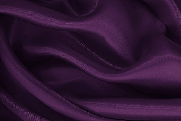 istock Purple fabric cloth texture for background and design art work, beautiful crumpled pattern of silk or linen. 2207891649