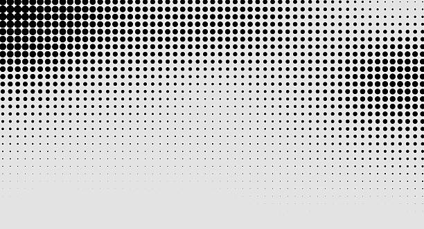 bildbanksillustrationer, clip art samt tecknat material och ikoner med abstract spotted halftone background - halvton
