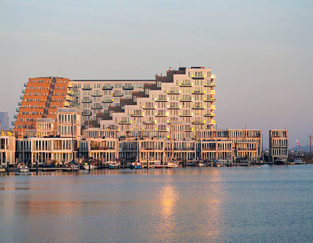 The harbor from Amsterdam in the Netherlands