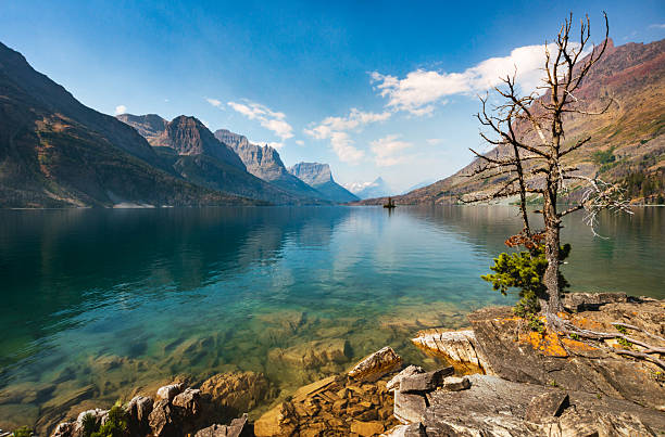 St. Mary Lake at Glacier National Park in Montana