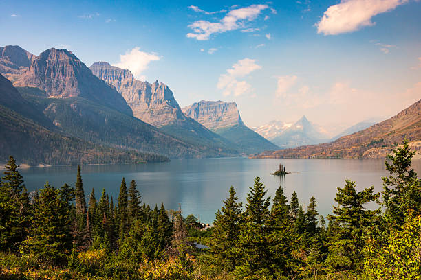 istock Clear Day, St. Mary Lake at Glacier National Park 2207901899